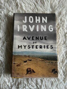 Avenue of Mysteries hardcover by John Irving in Brown, Blue, White